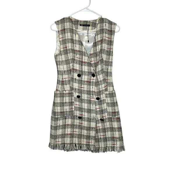 Zara Wome weed  Fringe Dress Muli Color  XS - Picture 2 of 14